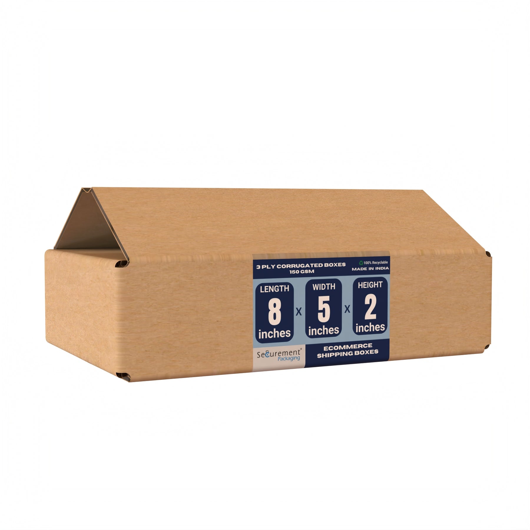 Corrugated Brown Packing Boxes - 3 PLY (150 GSM) Buy online ...