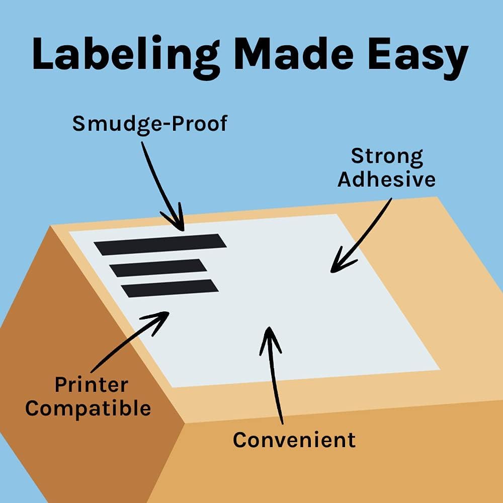 Amazon Sticker Format A4 full sticker sheets - Compatible with All Printers – Securement ...