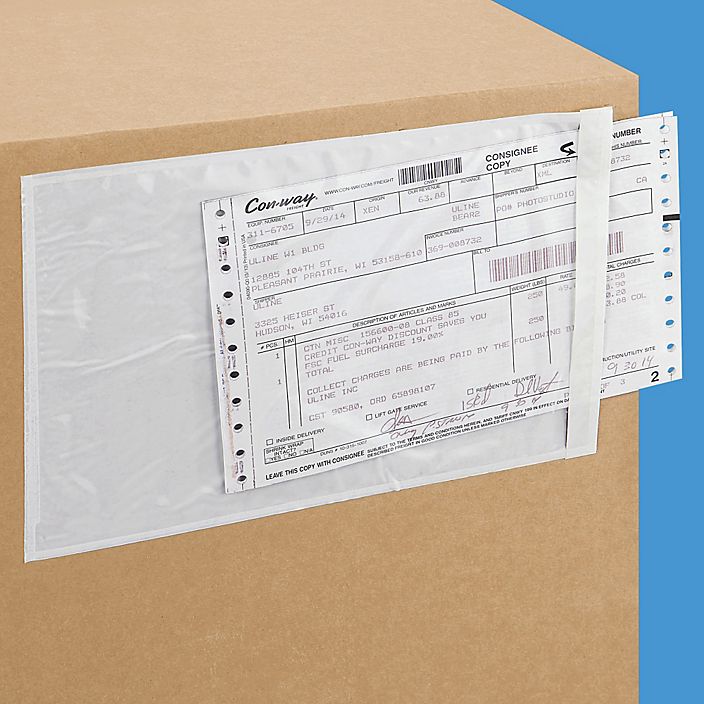 Packing List Envelopes - Attach document to the package – Securement ...