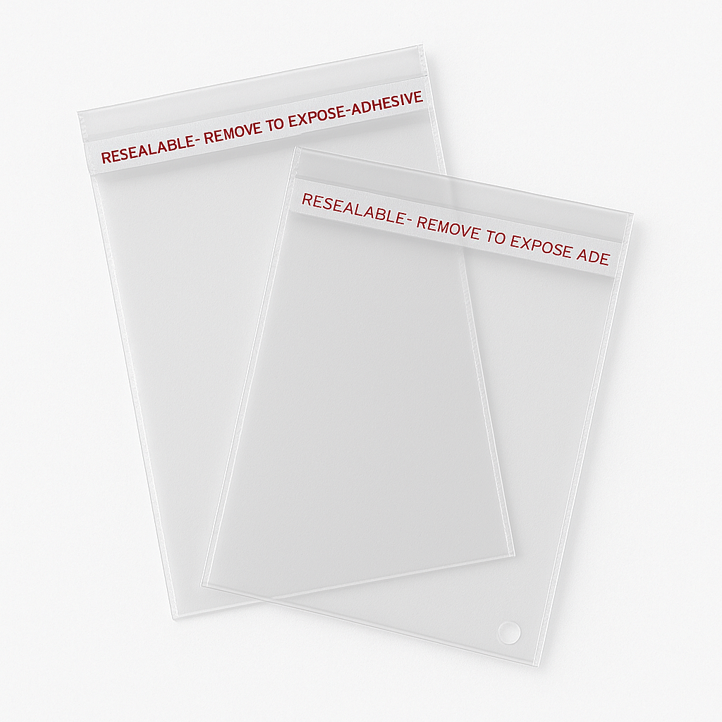 Packing Inner Card BOPP Transparent Resealable Packing Bags For Product Inner Packaging ...